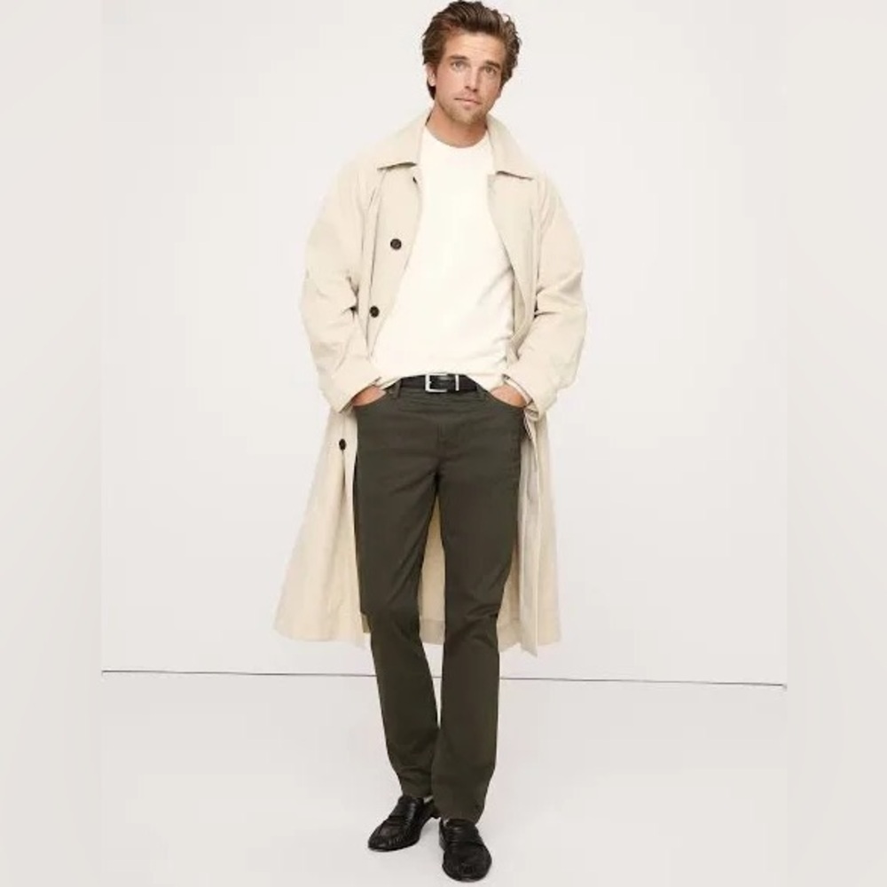 NWT Banana Republic Travel Jeans Olive Heather